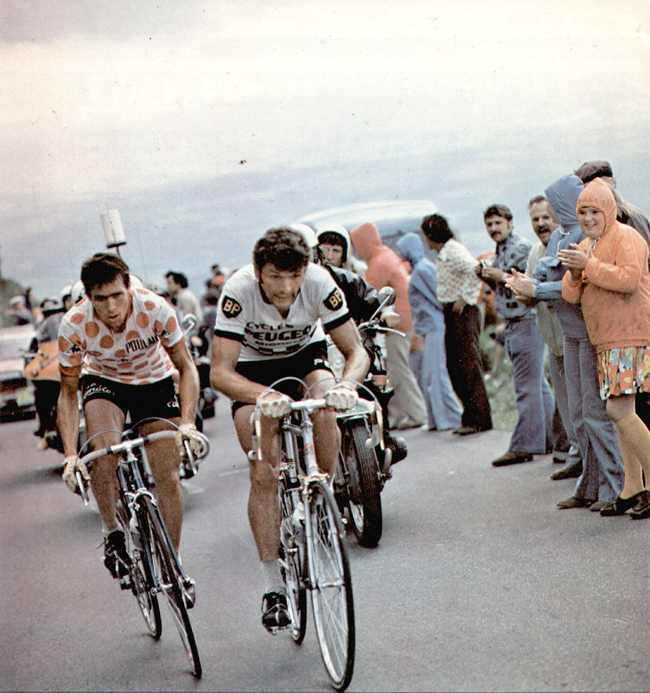 Lucien van Impe and Bernard Thévenet in the 1975 Tour de France