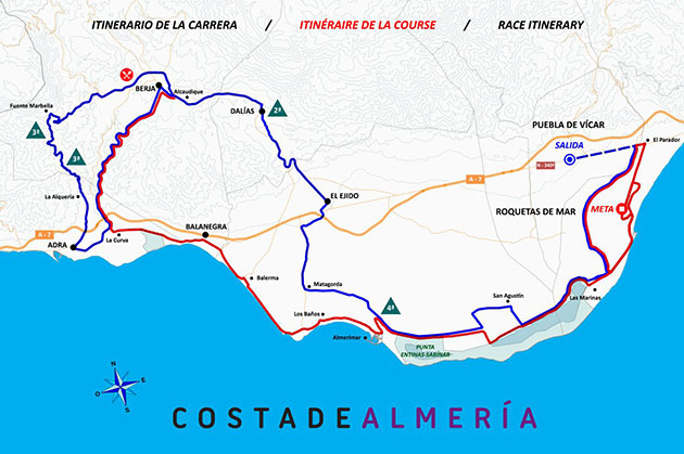 2021 Clasica de Almeria map