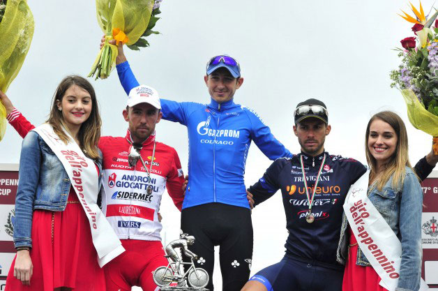2016 Giro dell'Appennino podium