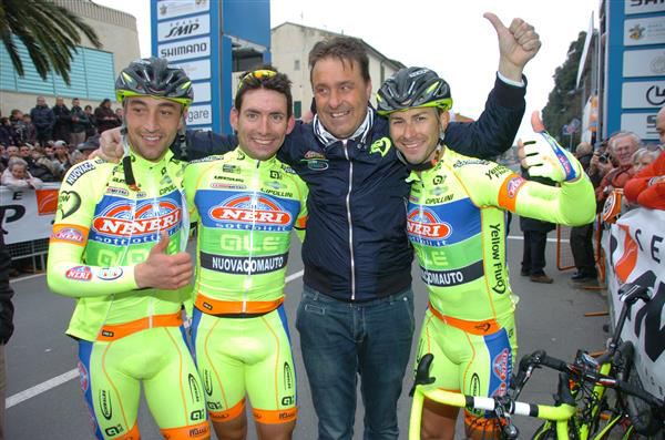 Luca Scinto with his riders