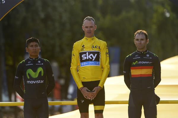 Tour de France final podium