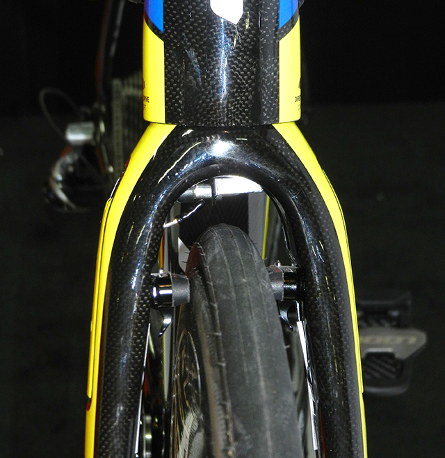 look integrated front brake