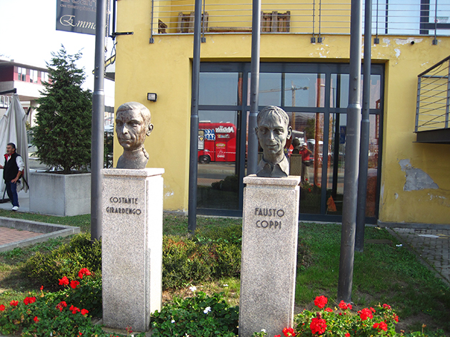 Coppi & Girardengo busts