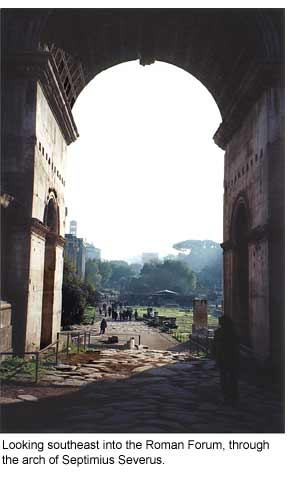 The arch of Septimius Severus