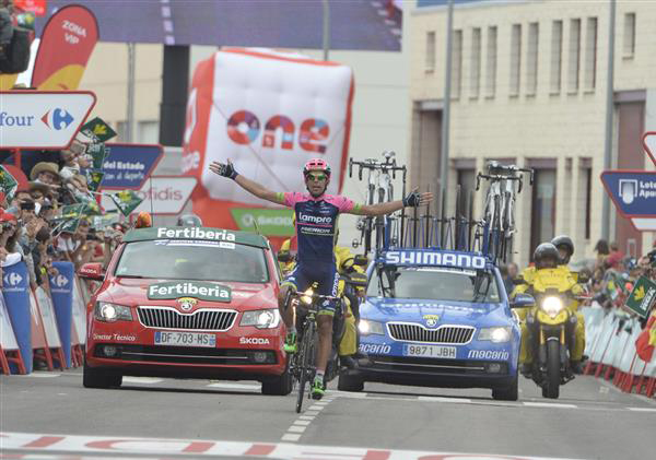 Nelson OPliveira wins Vuelta stage 13