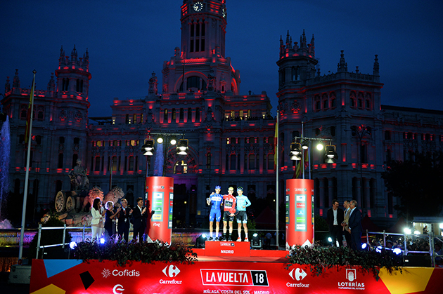 Vuelta final podium